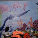 Another beautiful mural in the lunch area!