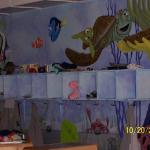 Beautiful wall murals surround the rooms at LGLC.  Your child will also have their own cubbie to put their things in!
